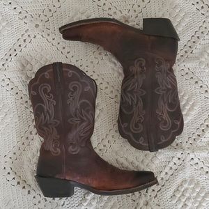 Ariat Western Leather Cowboy Boot